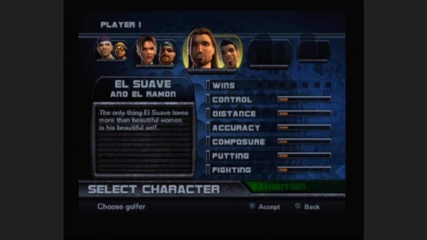 Character selection screen
