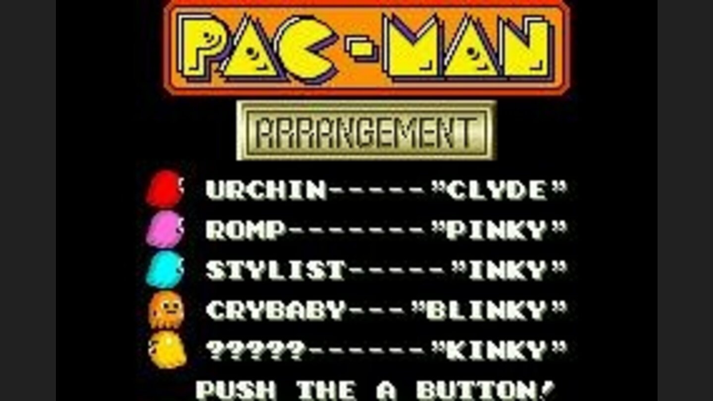 Pac-Man Arrangement Title Screen