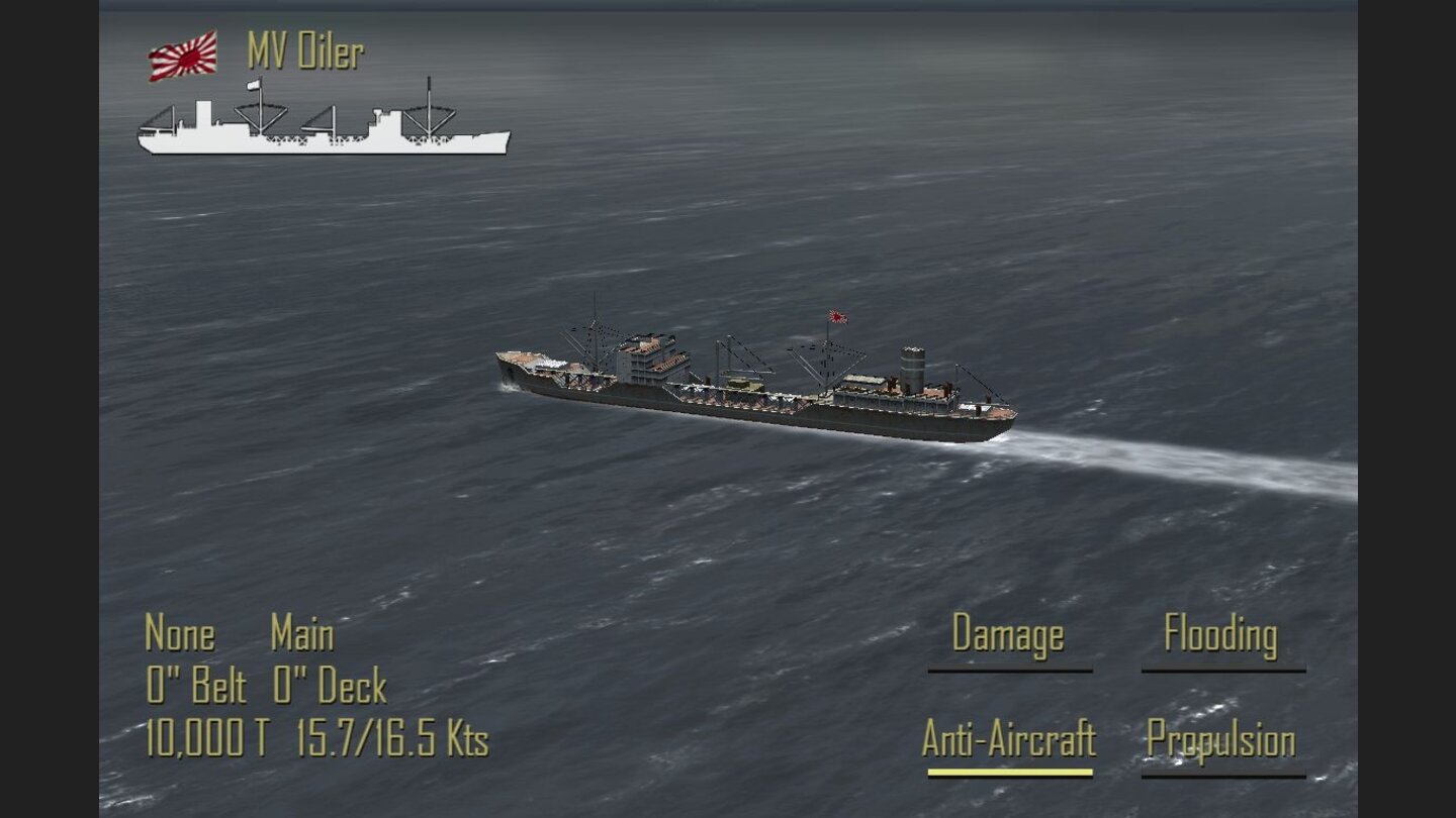 Pacific FleetAnfangs tritt man außerdem nur gegen Transportschiffe an. Die sind zwar unbewaffnet, allerdings auch schneller als ein Uboot oder ein großes Schlachtschiff.