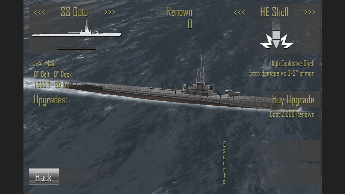 Pacific FleetAls frisch gebackener Admiral hat man zunächst nur ein U-Boot zur Verfügung...