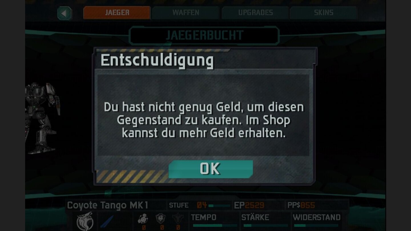 Pacific RimAn einigen Stellen wird man regelrecht zum In-App-Store gegängelt...