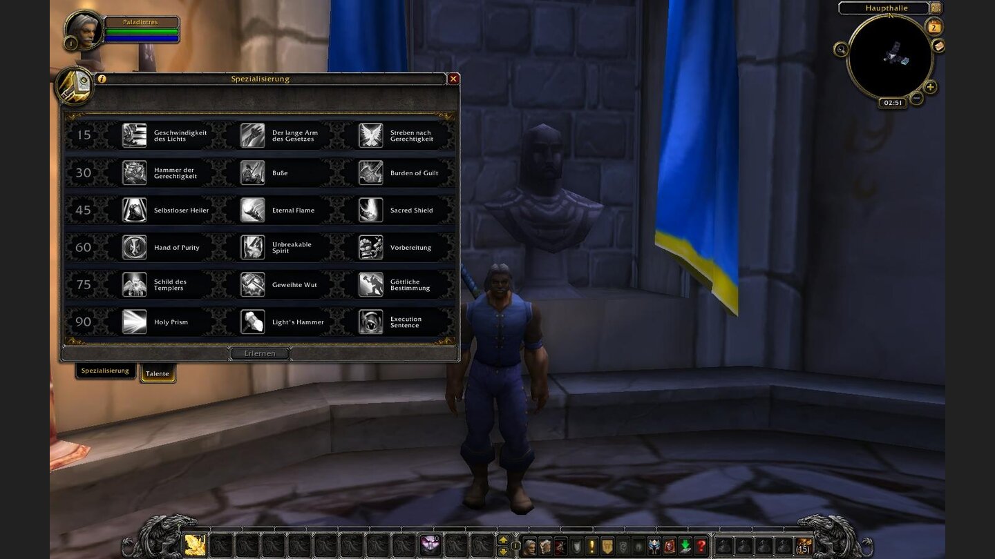 Alle Talente des Paladins.