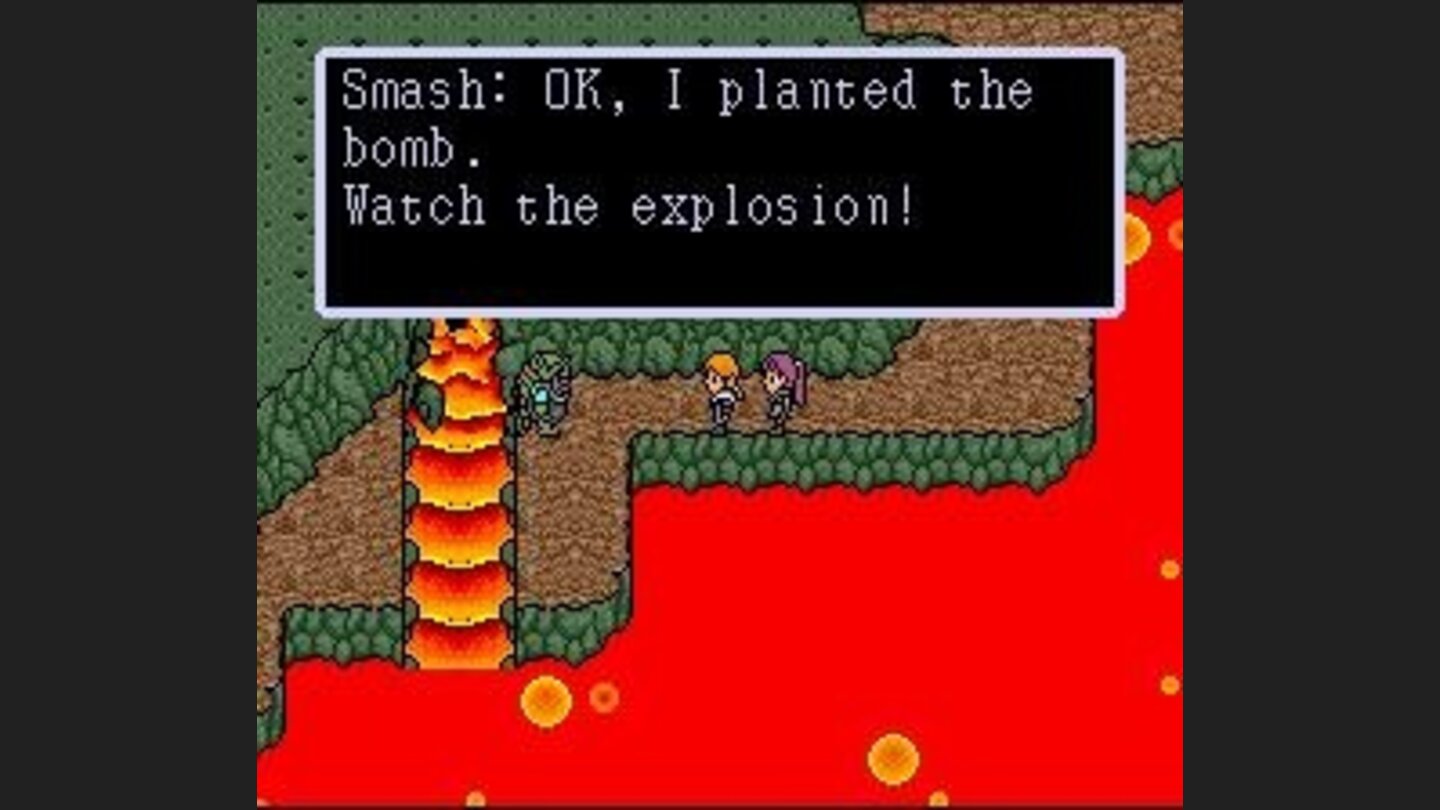 Lava and explosives always go together