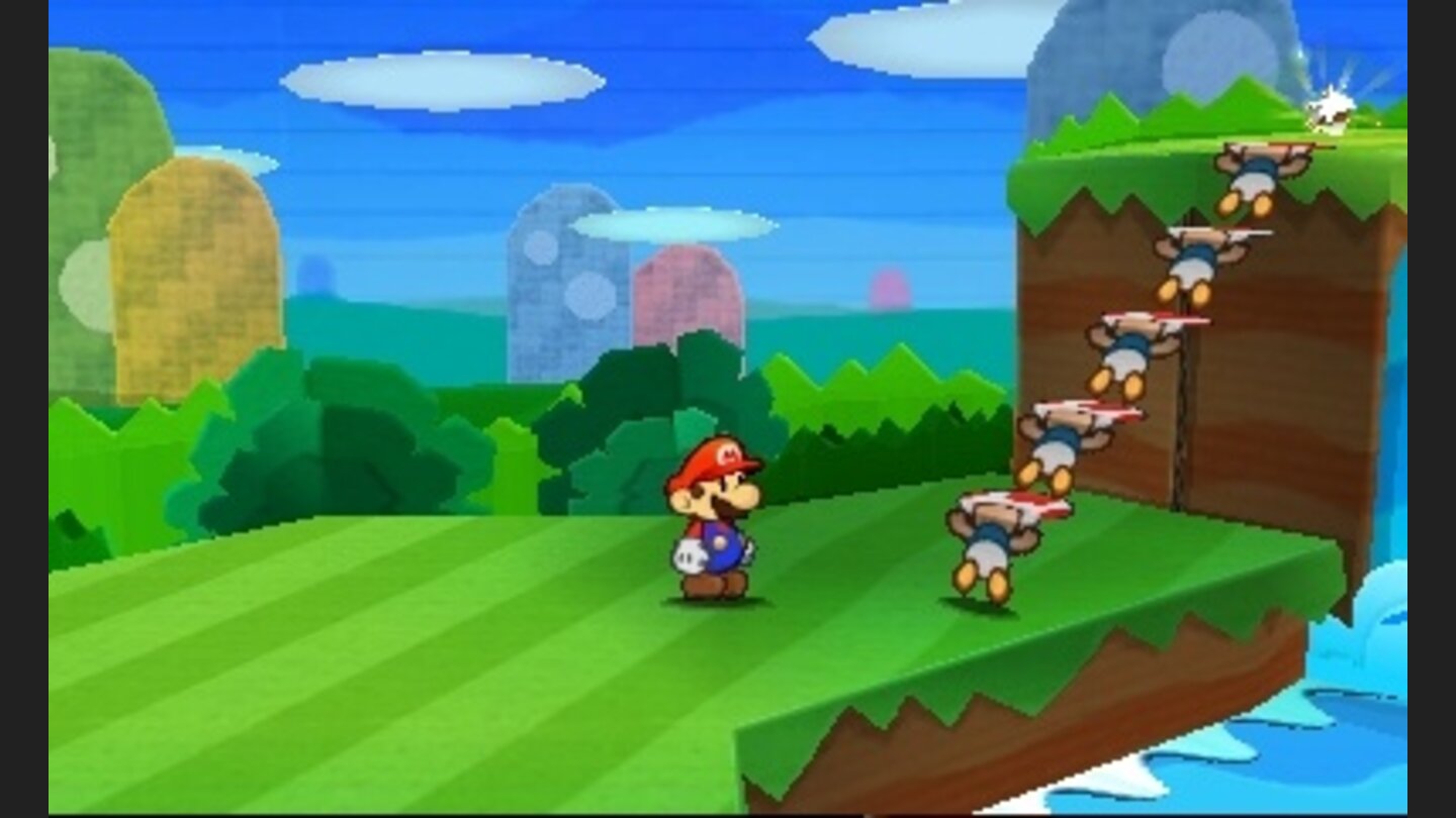 Paper Mario: Sticker Star»Wenn Kamek eine Brücke klaut, Mario eine Brücke baut.«