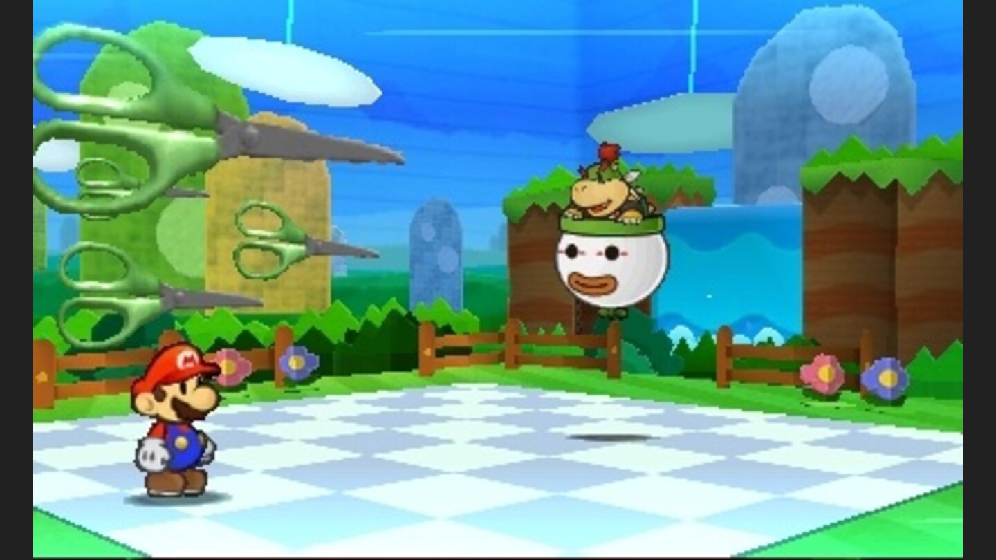 Paper Mario: Sticker StarAuch Bowser Jr. darf im Kreis der Spielfiguren natürlich nicht fehlen.