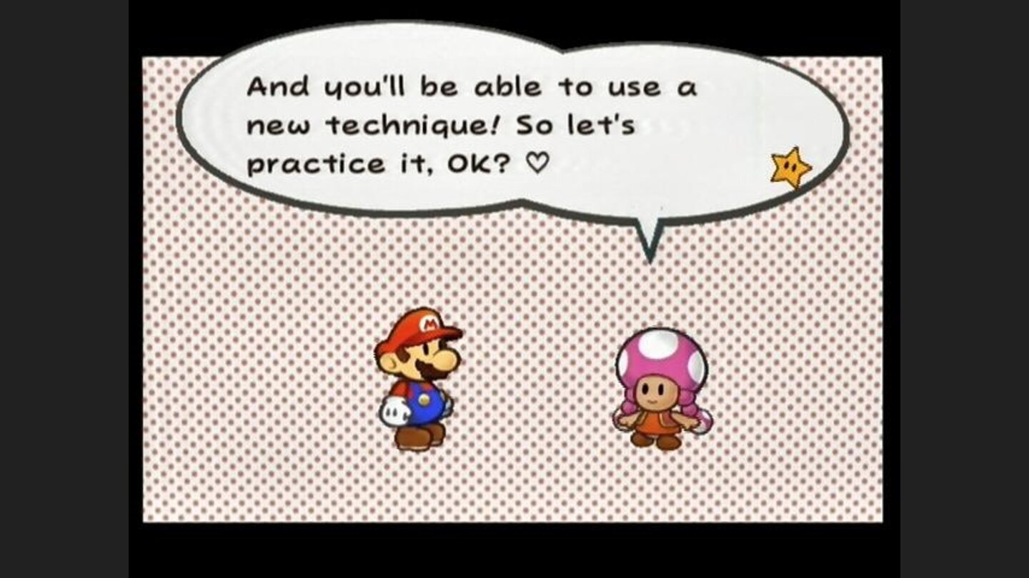 Toadette teaches you a new battle technique every time you find new hammers or boots.
