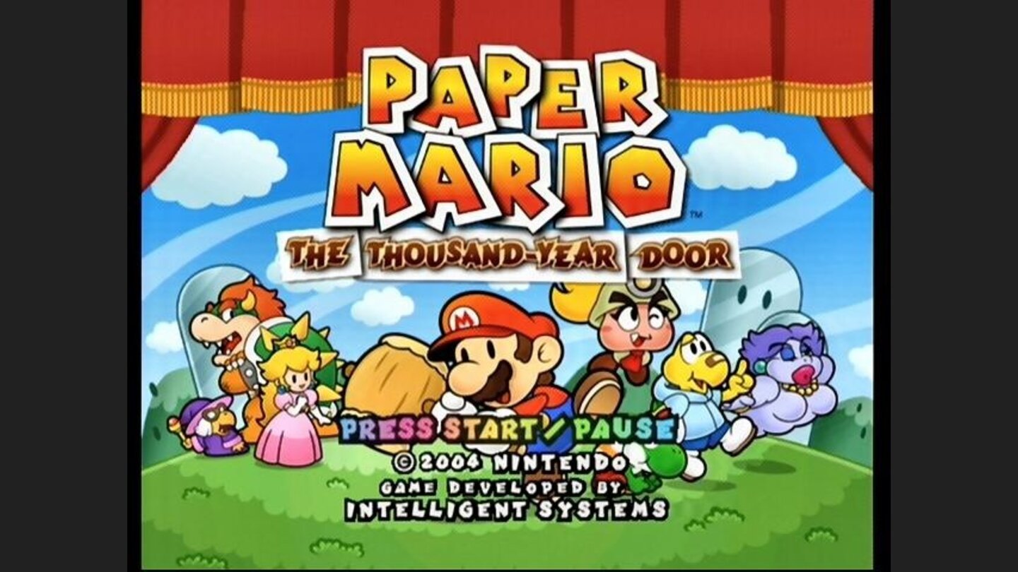 The title screen.