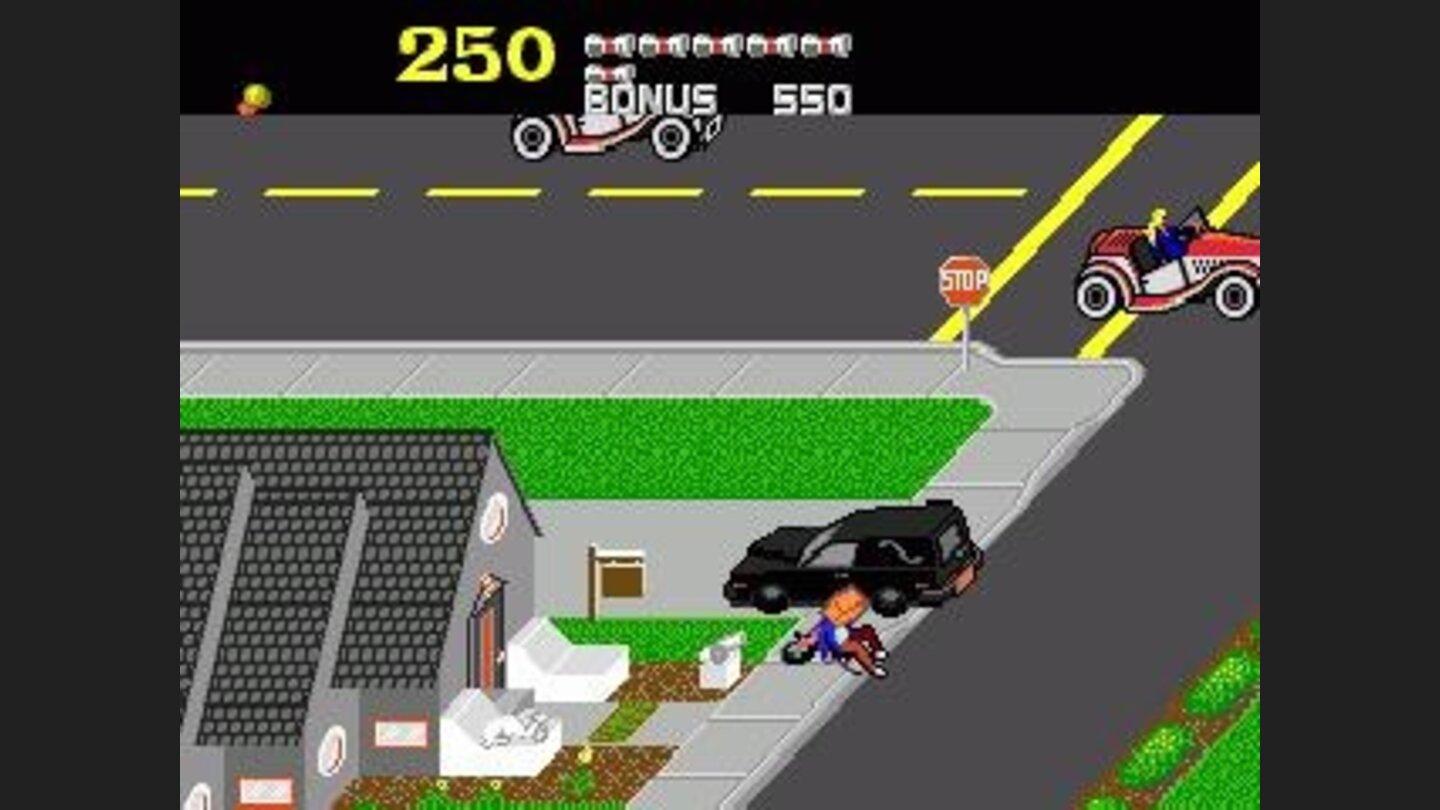 Run over by a car