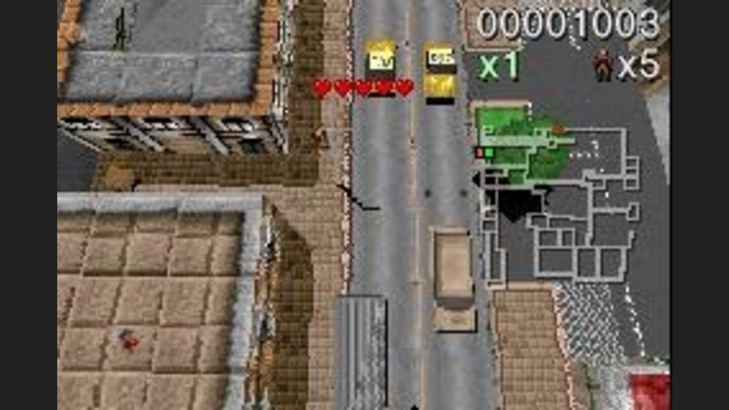 Causing havoc with a school bus!