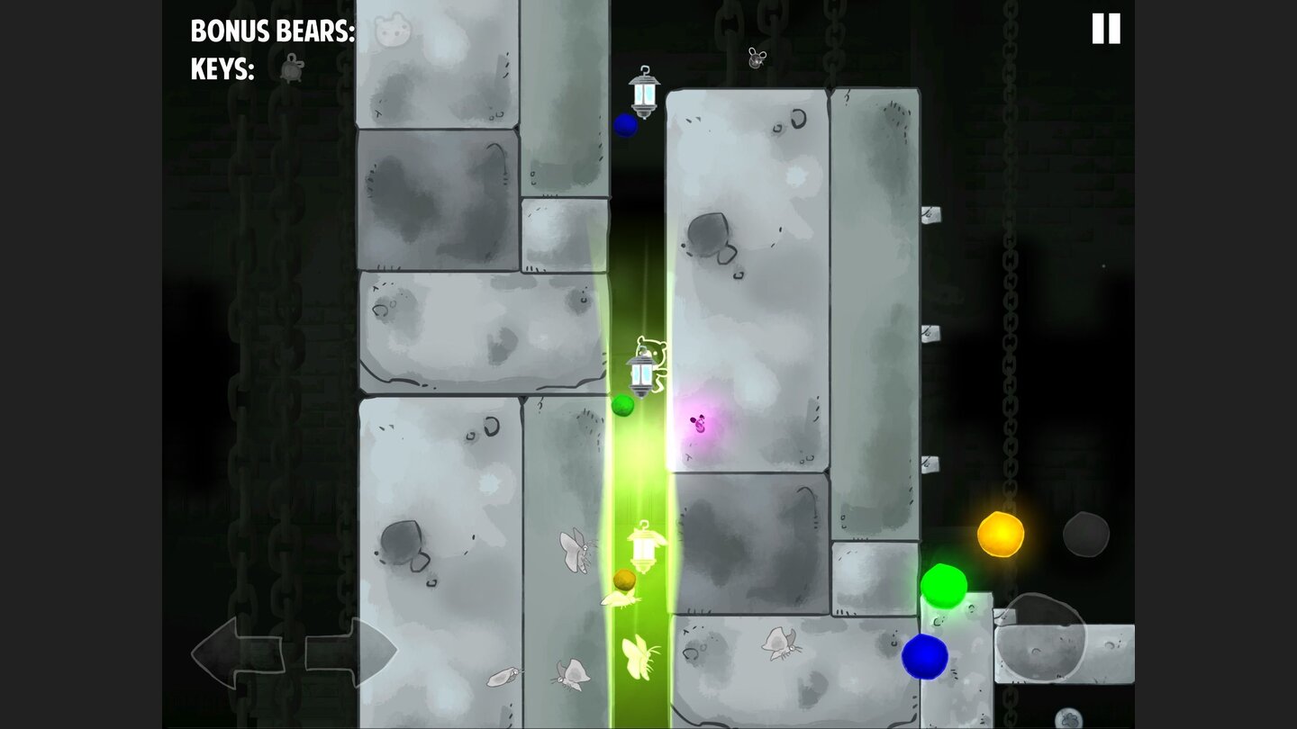 PenumbearEin wenig Abwechslung: Hier werden wir von Motten gen Himmel getragen.