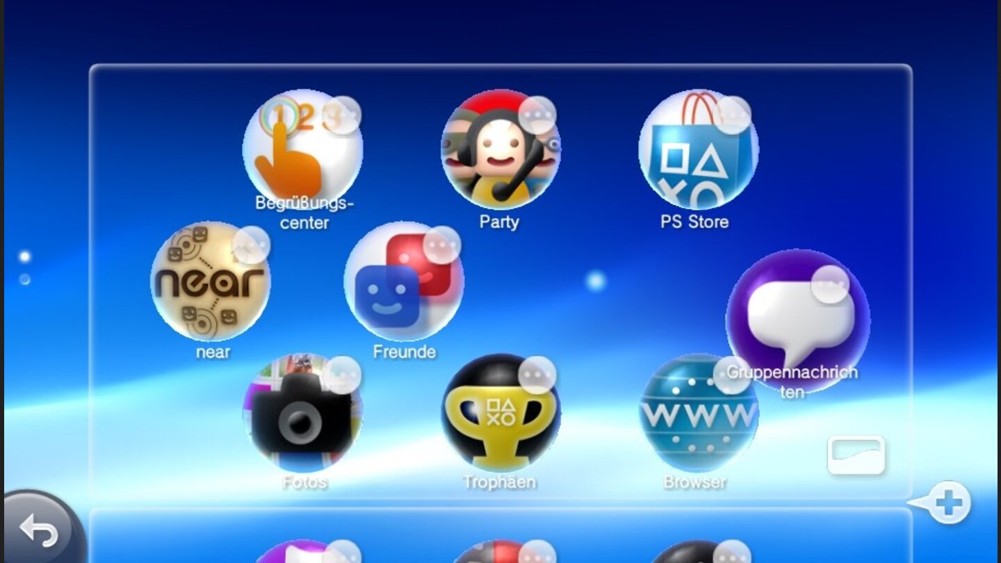 Die PS Vita personalisierenWie Beim iPhone drückt ihr euren Finger einige Sekunden auf den Bildschirm, um Anwendungen herumschieben zu können.