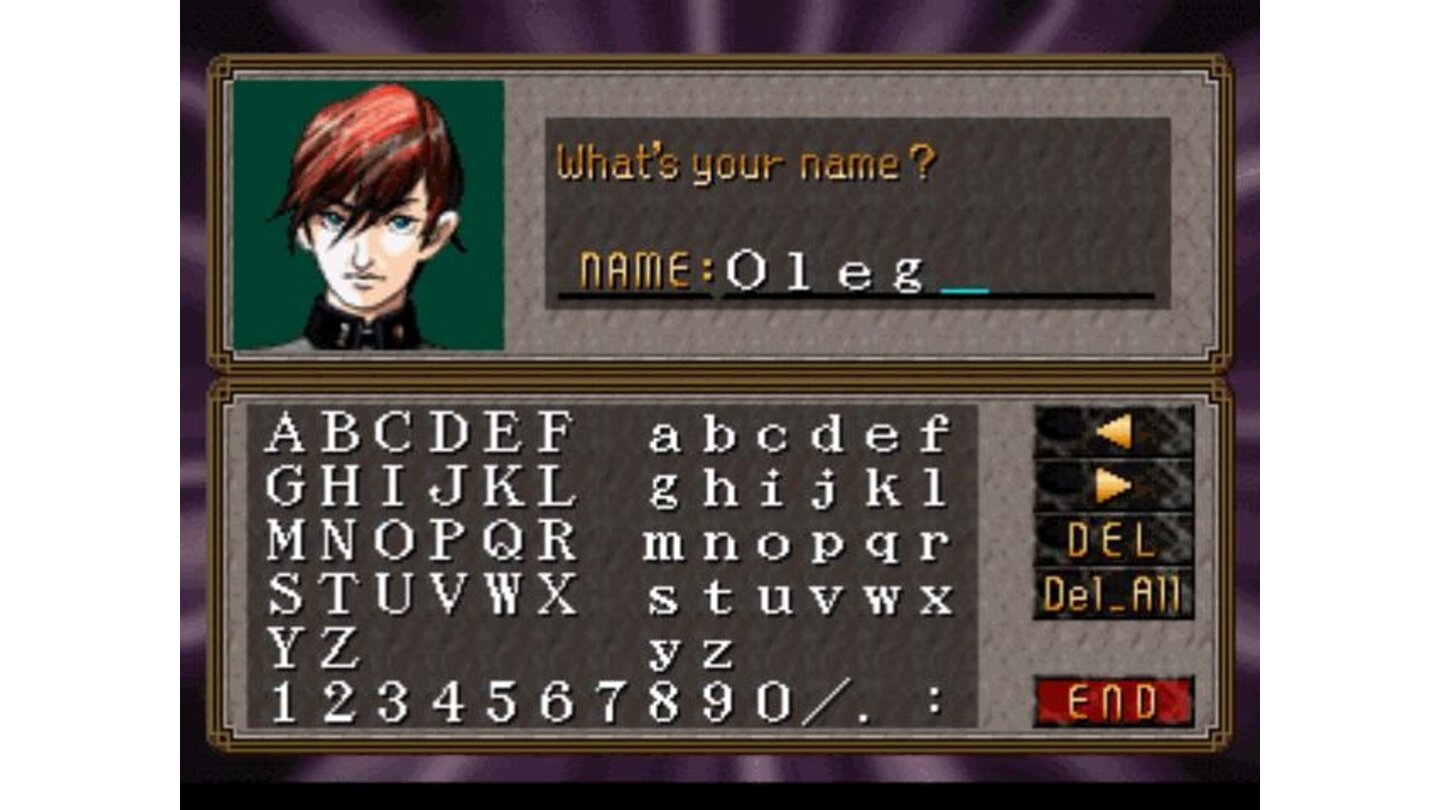 Choosing a name for the hero