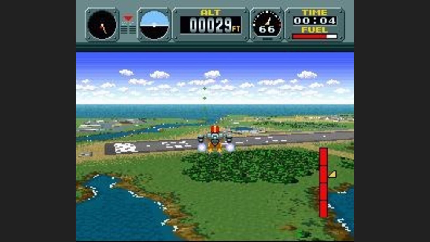 Flying around with the rocketbelt