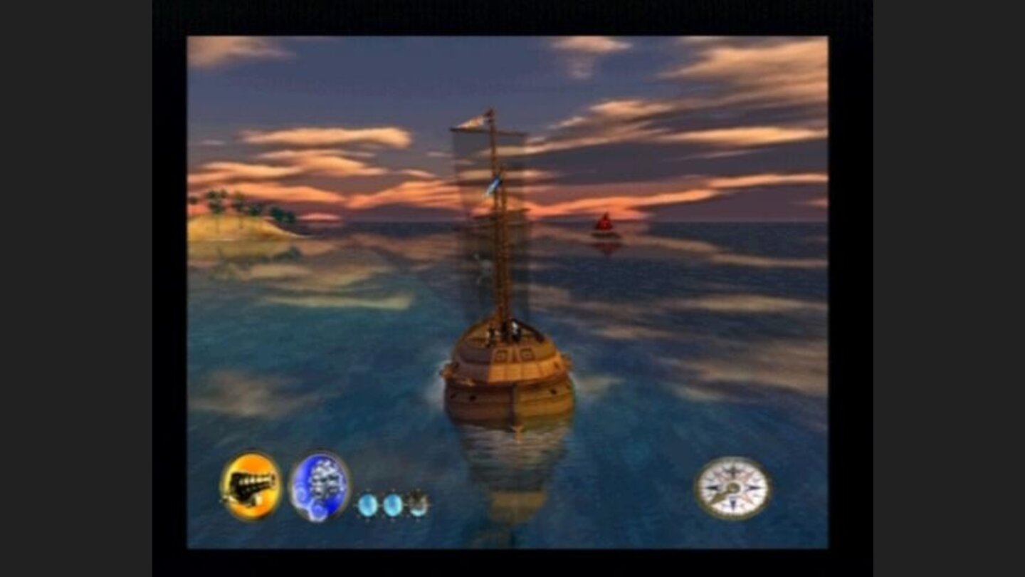 Sometimes, enemy ships will try to escape, and youll have to use a special wind ability to get closer.