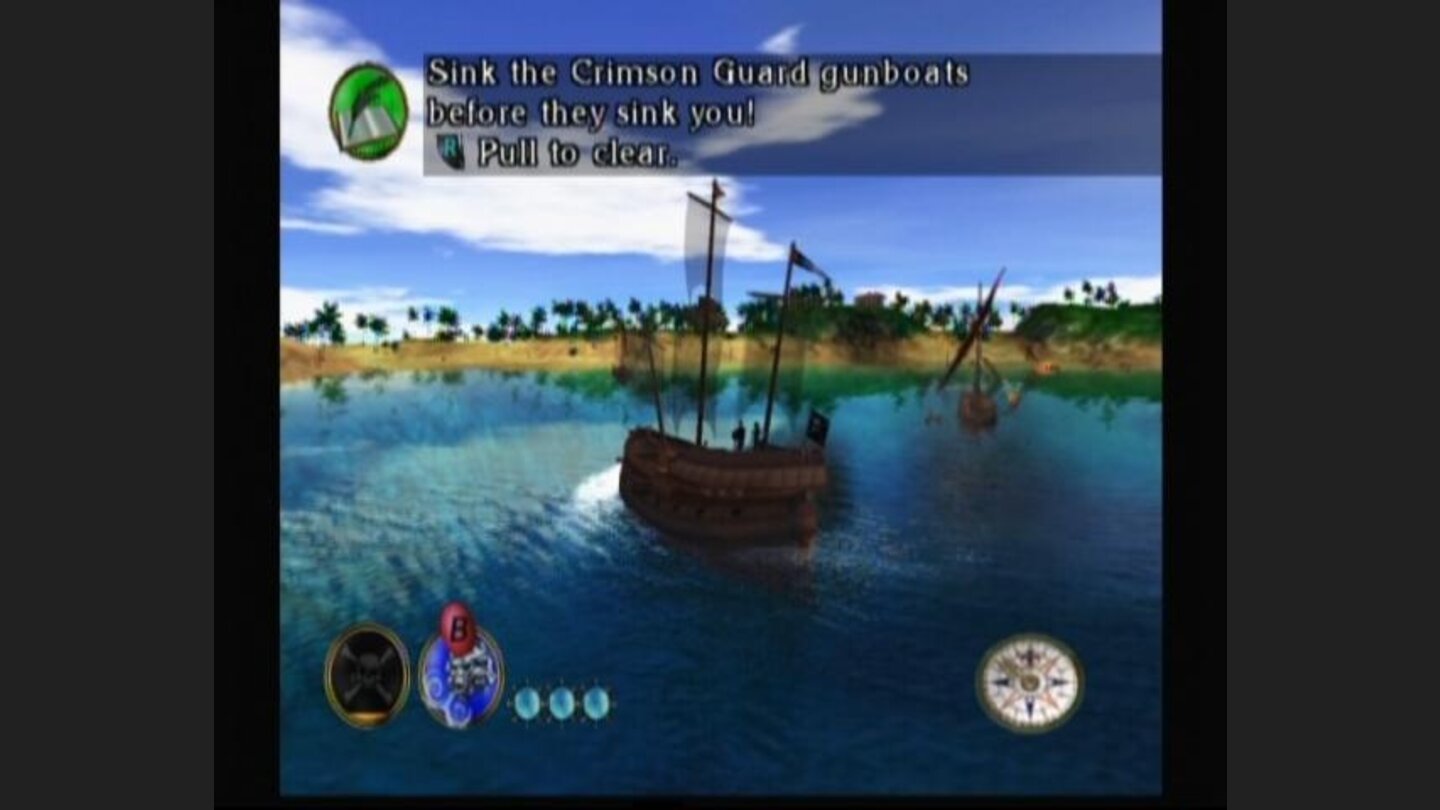 Your very first ship battle, more like an easy tutorial.