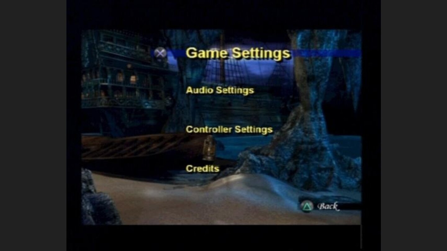Game Settings Menu