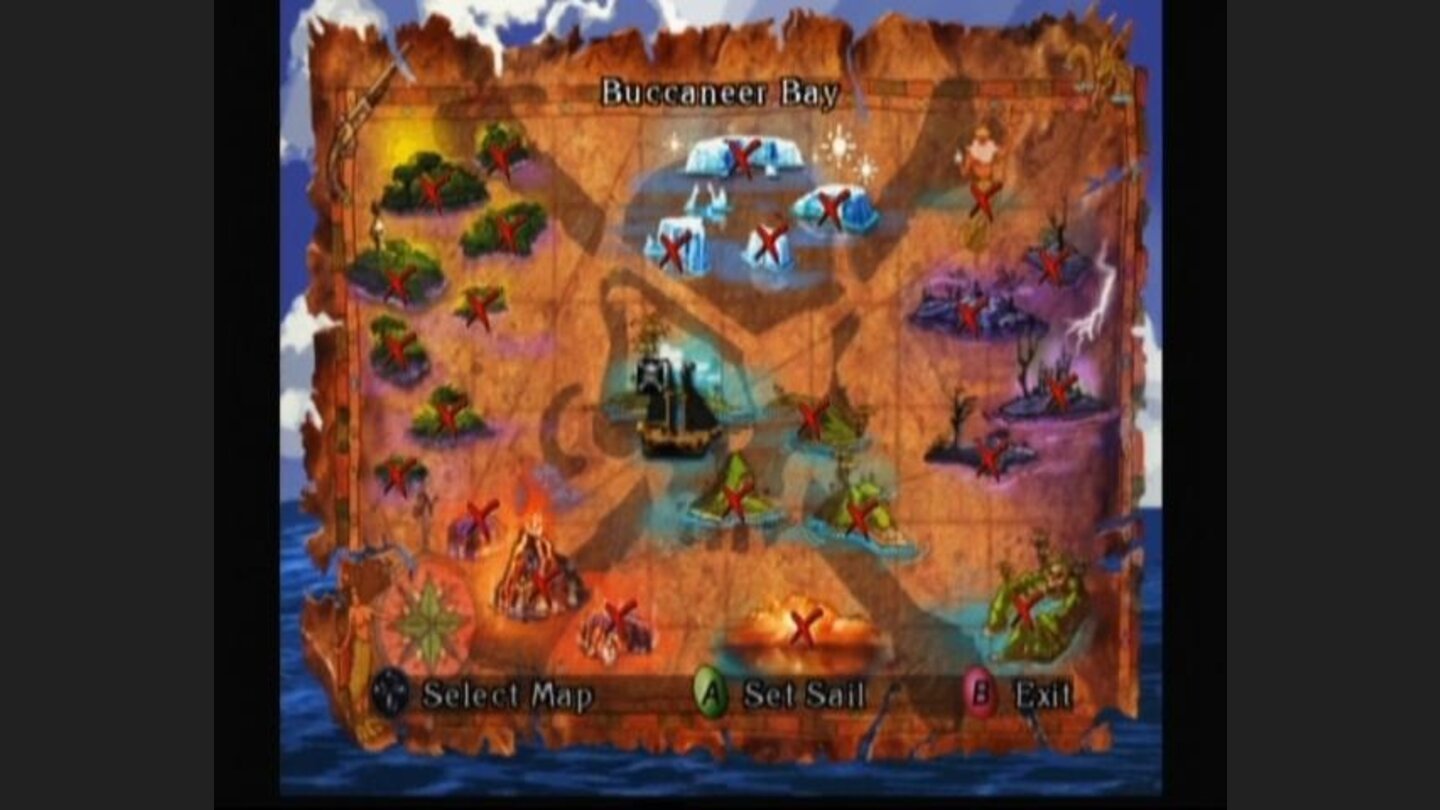 World map, though in order to travel to other places you must find map for each.