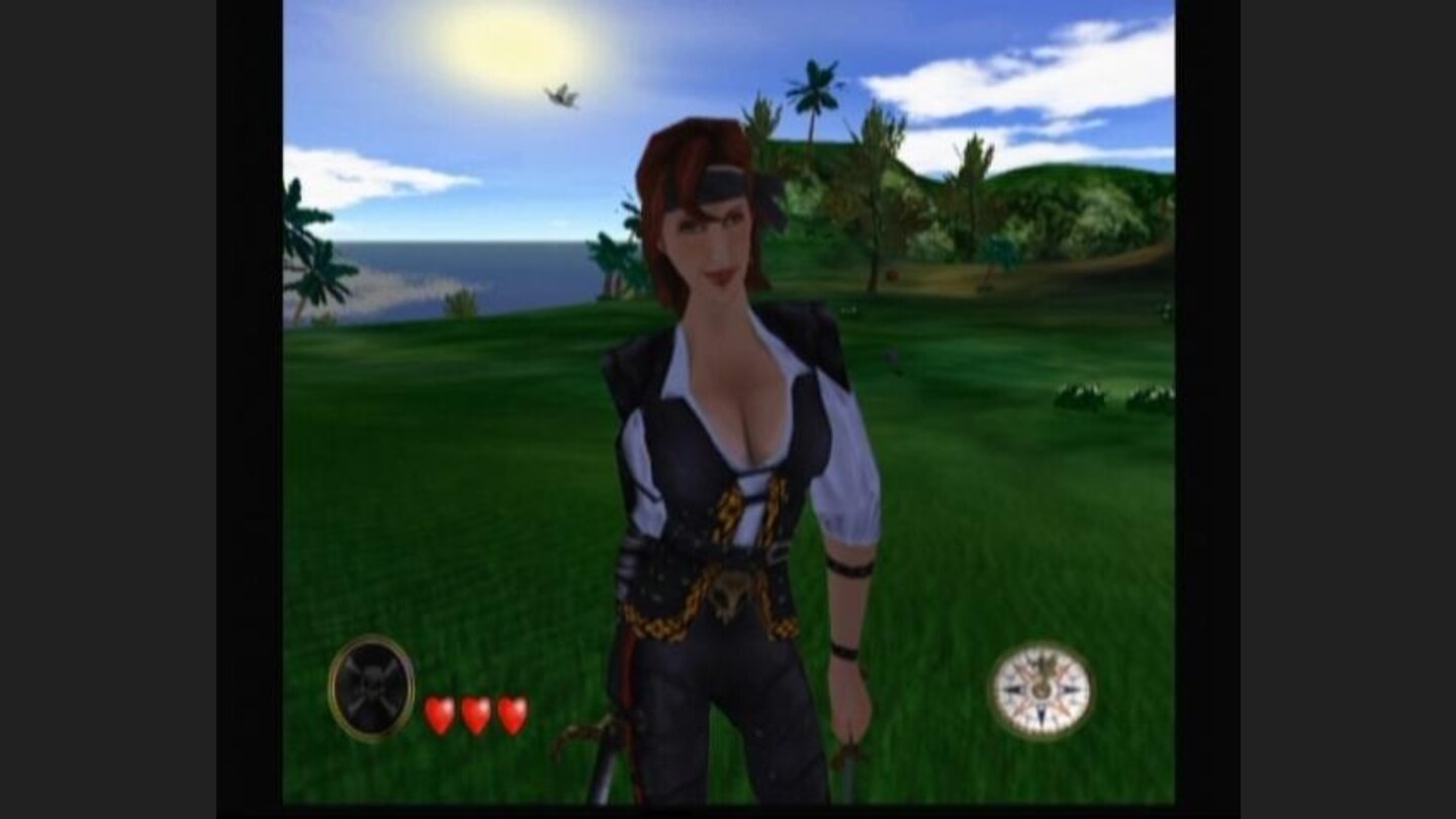 Zooming in on the Kat, looking rather crystal if you compare it to the effect you get of PlayStation 2.