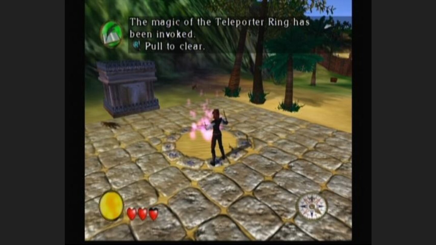 Teleport Ring has a power to teleport you on any place on the world map, but you never know what all sorts or danger lurks there.