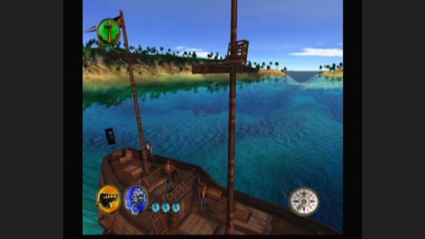 You can zoom enough to see Katarina and her crew on the ship.