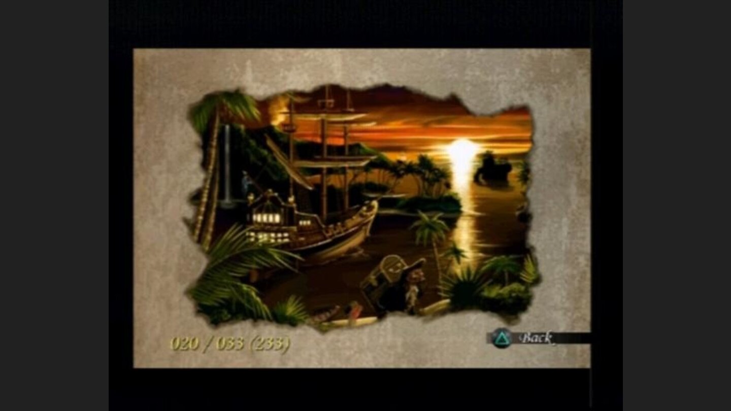 You collect pages of scrapbook as you progress through the game, and they give you info on some conceptual art of this game, but you start with 33 out of 233.