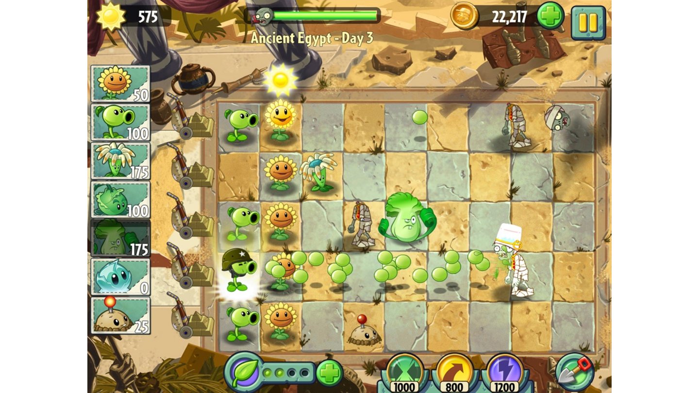 Plants vs. Zombies 2: It's About Time - iOS-Screenshots