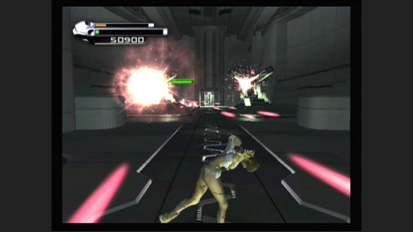 Running from laser fire