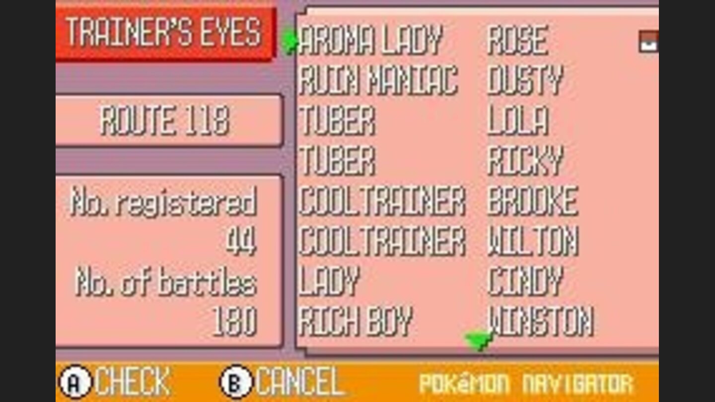 Pokemon Ruby Inventory Pokémon Ruby Game Boy Advance