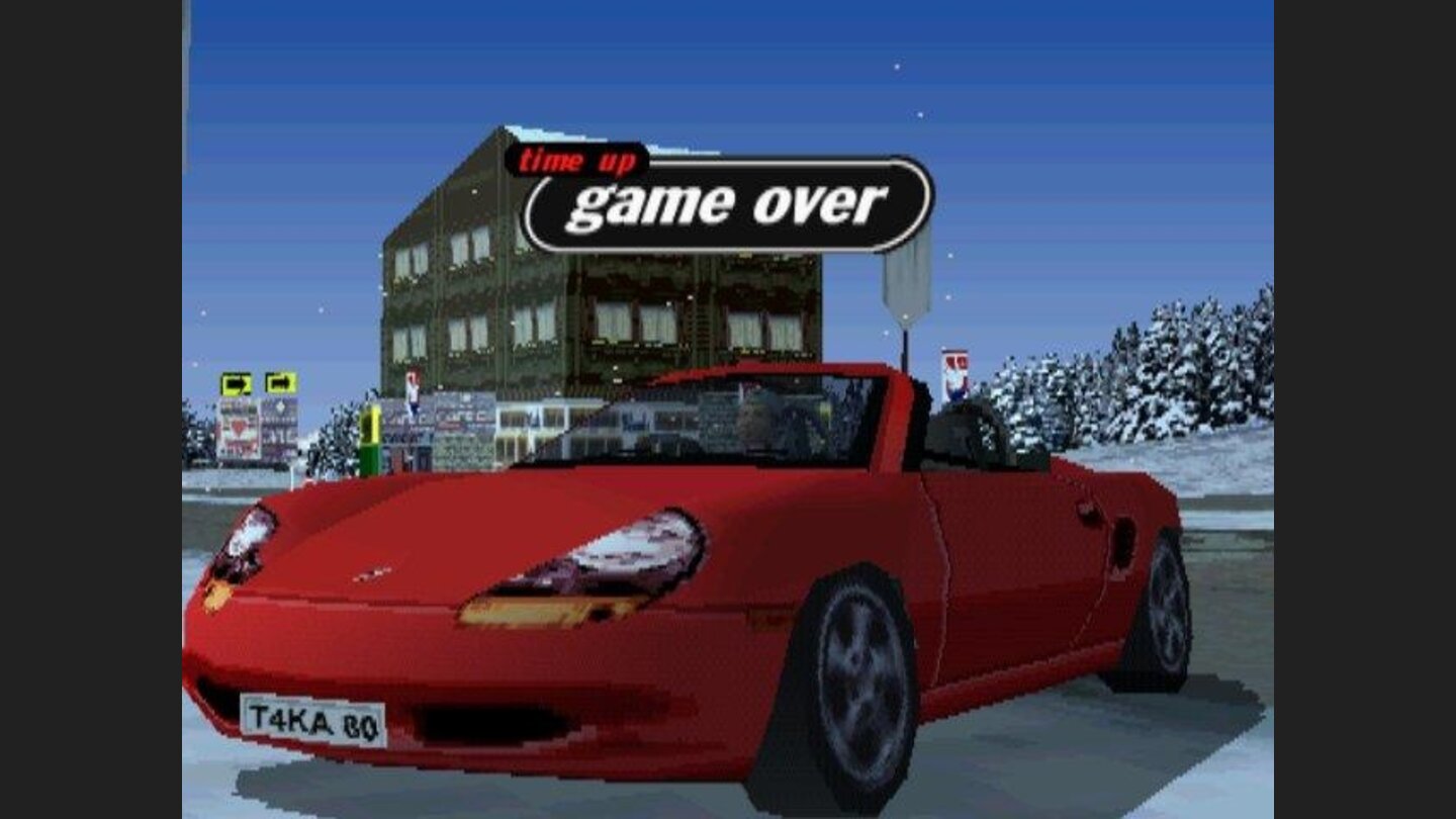 Alpine - ended the race because time up