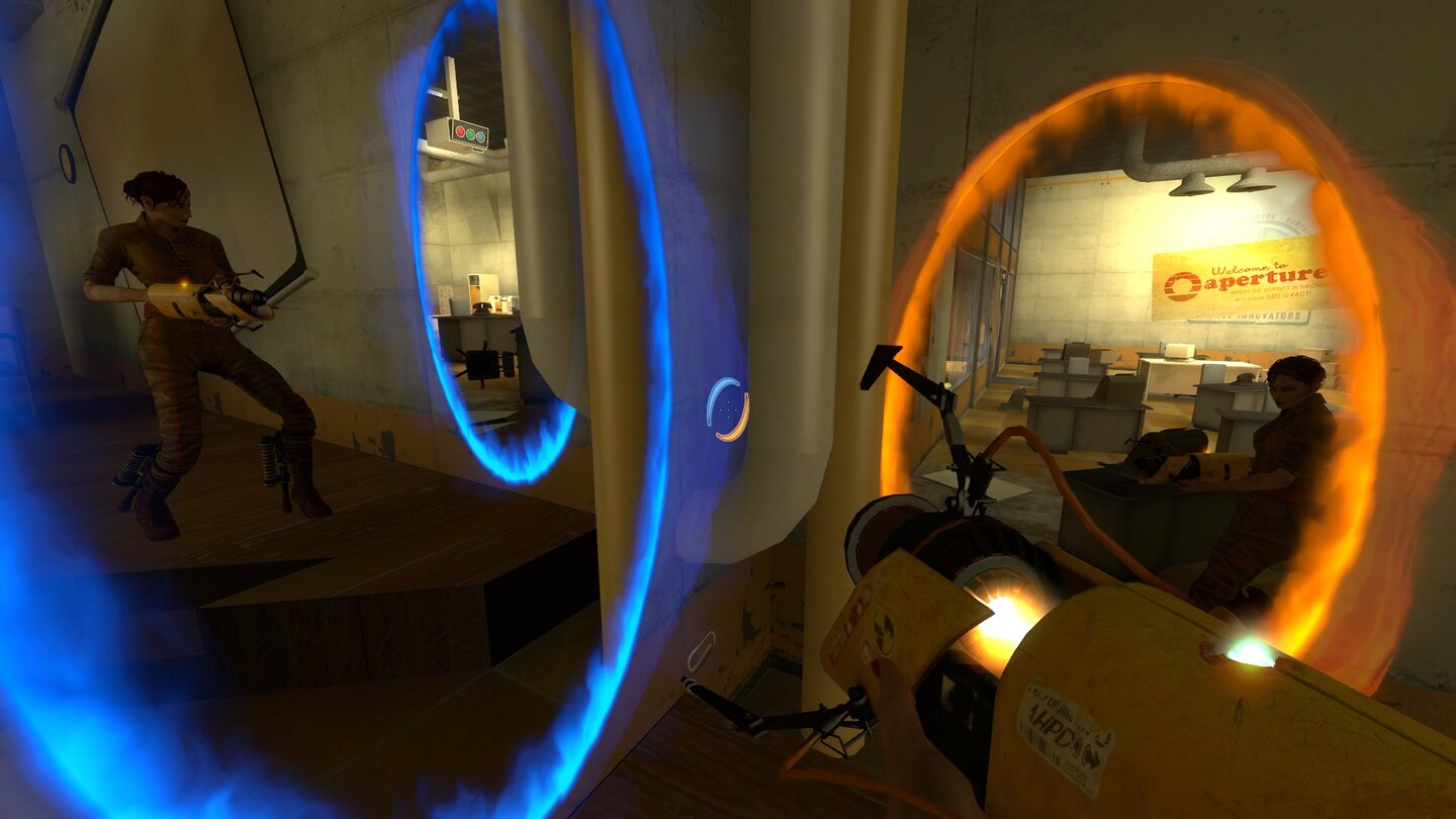 Portal Stories: MelUnsere Protagonistin heißt Mel und war ursprünglich für den Koop-Modus von Portal 2 geplant.