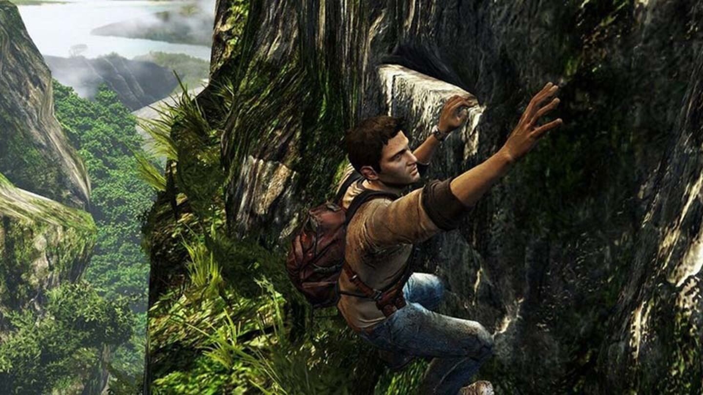 Uncharted: Golden AbyssNach drei Blockbustern für die PlayStation 3 veröffentlicht Sony Computer Entertainment das Action-Adventure Uncharted: Golden Abyss für die PS Vita. Das erzählt eine Geschichte vor dem ersten Serienteil, in der wir nach einer verloren geglaubten, goldenen Stadt in Zentralamerika suchen und dabei einem fetten Ex-General auf die Füße treten.