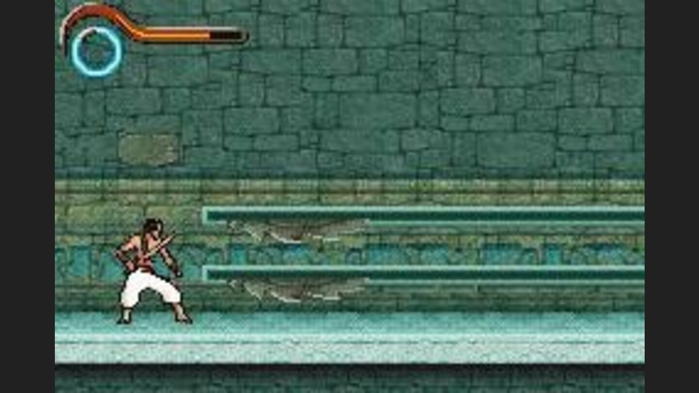 Use your double jump to avoid these saws.