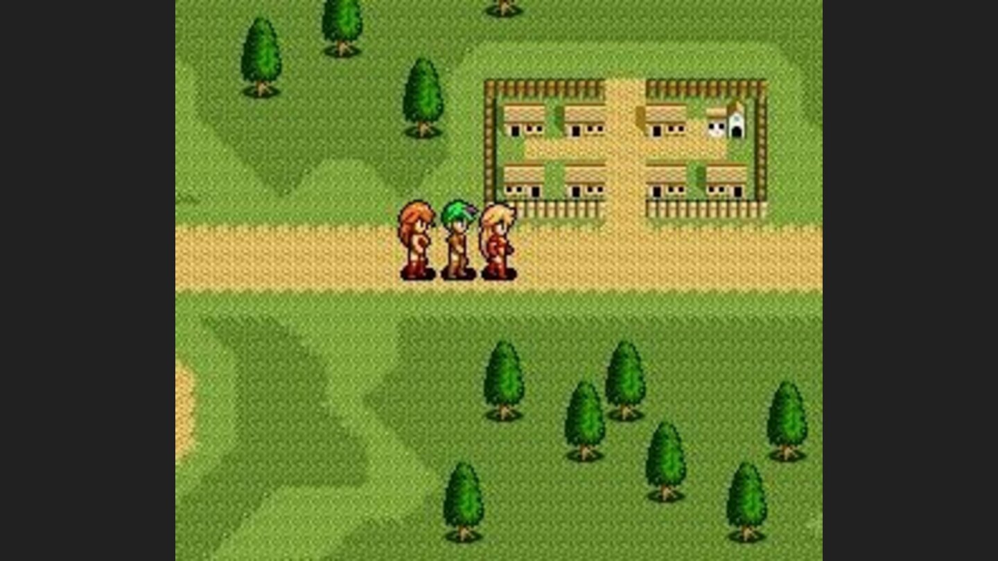Near a town