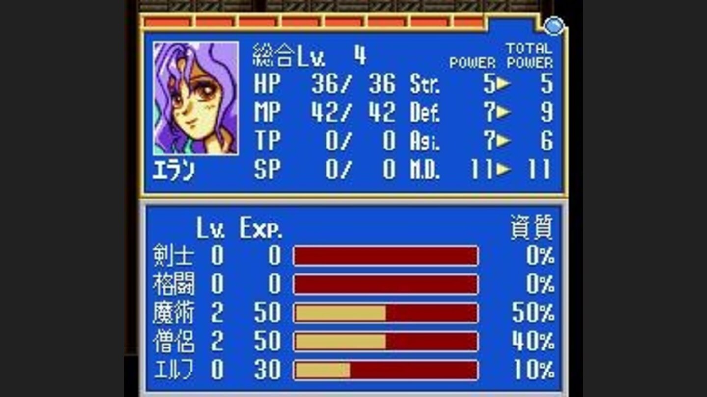 Character information