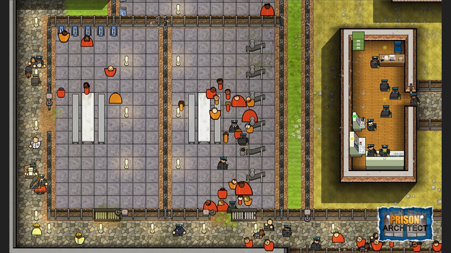 Prison Architect - Screenshot der Konsolen-Portierung