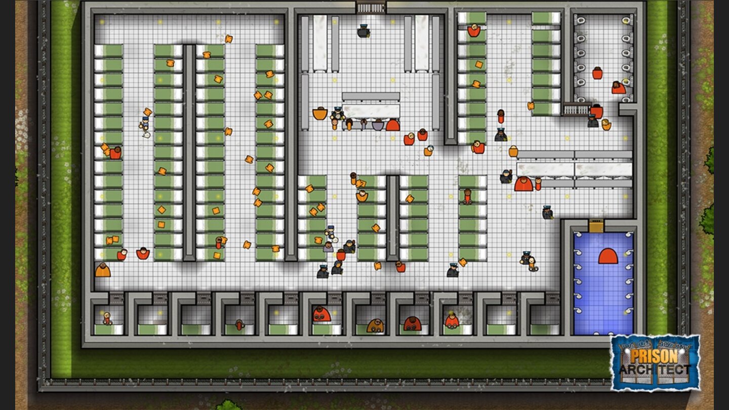 Prison Architect - Screenshot der Konsolen-Portierung