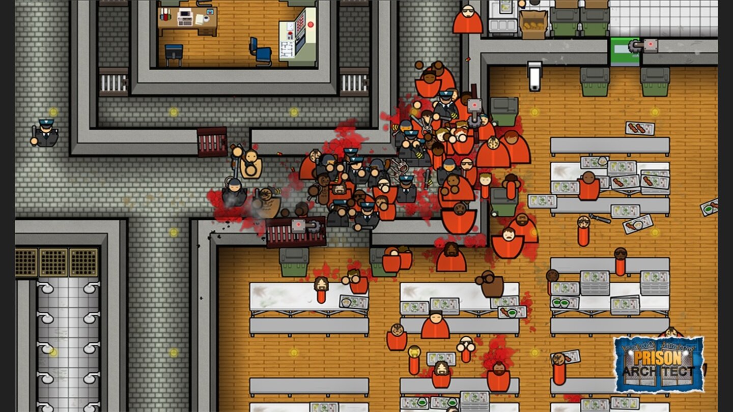 Prison Architect - Screenshot der Konsolen-Portierung