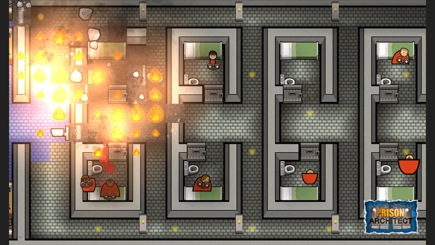 Prison Architect - Screenshot der Konsolen-Portierung