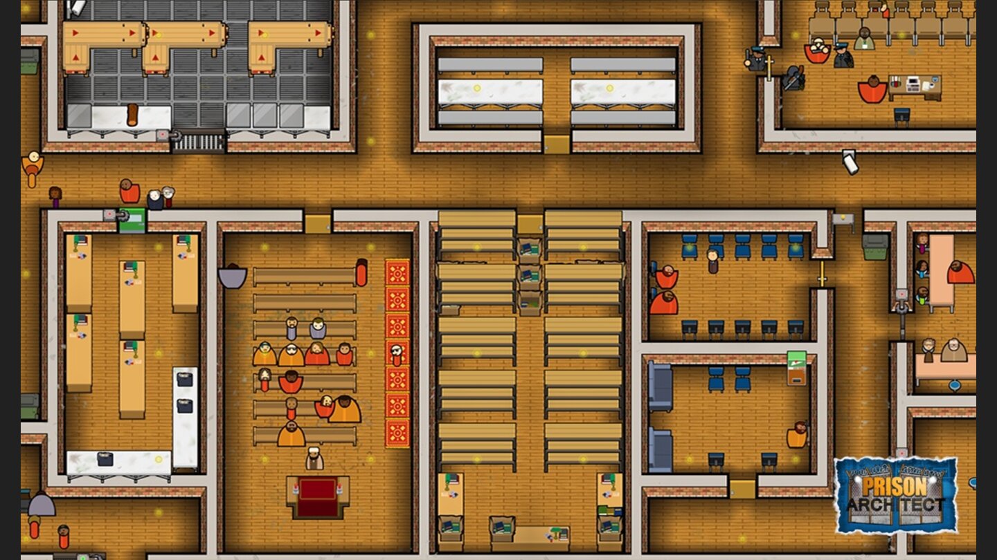 Prison Architect - Screenshot der Konsolen-Portierung