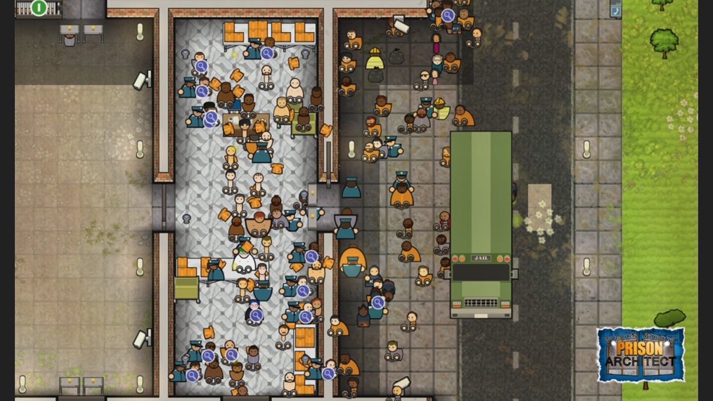 Prison Architect - Screenshot der Konsolen-Portierung