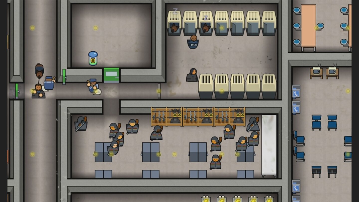 Prison Architect - Screenshot der Konsolen-Portierung