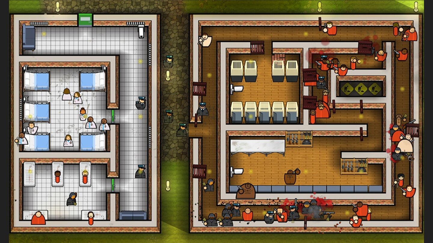 Prison Architect - Screenshot der Konsolen-Portierung