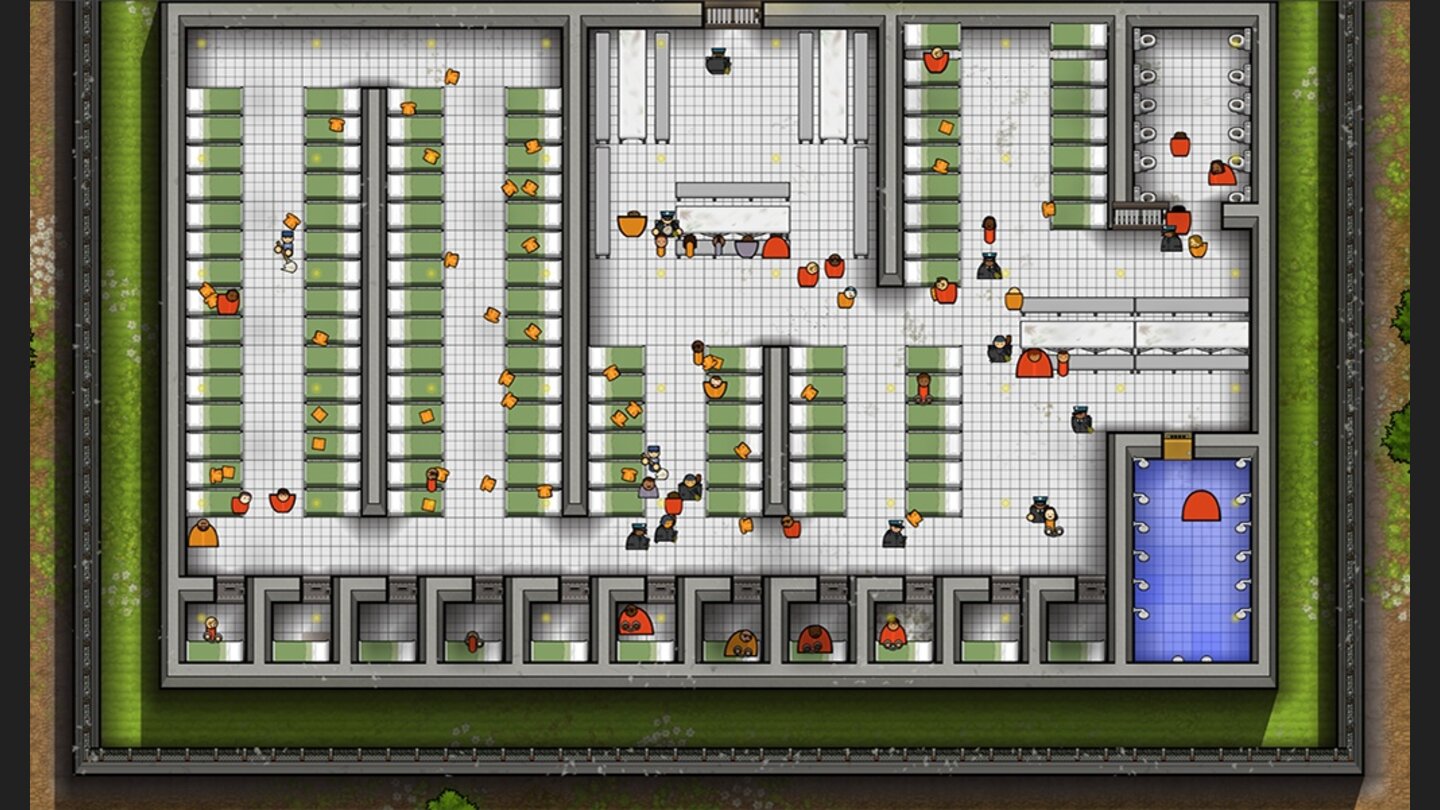 Prison Architect - Screenshot der Konsolen-Portierung