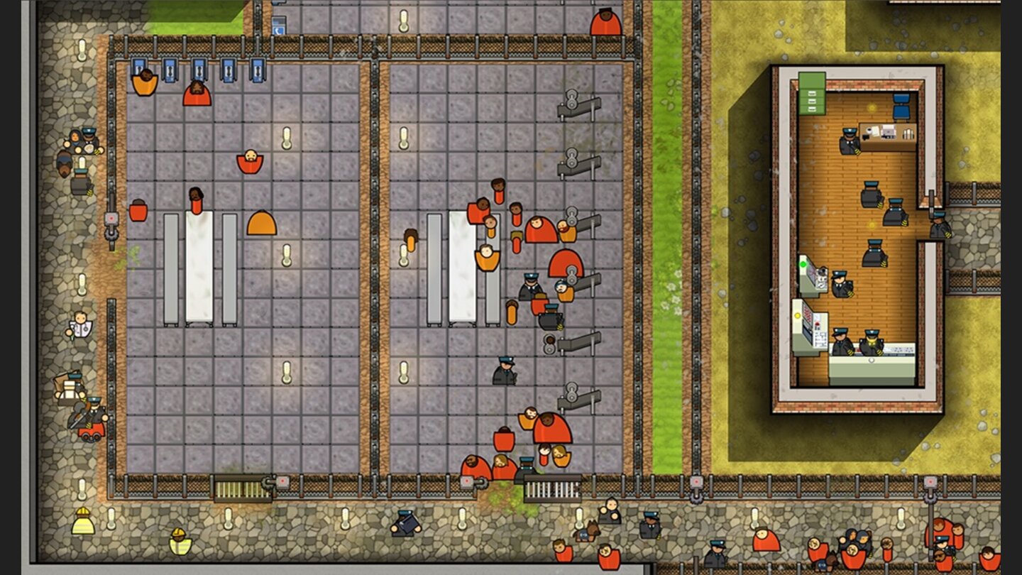 Prison Architect - Screenshot der Konsolen-Portierung