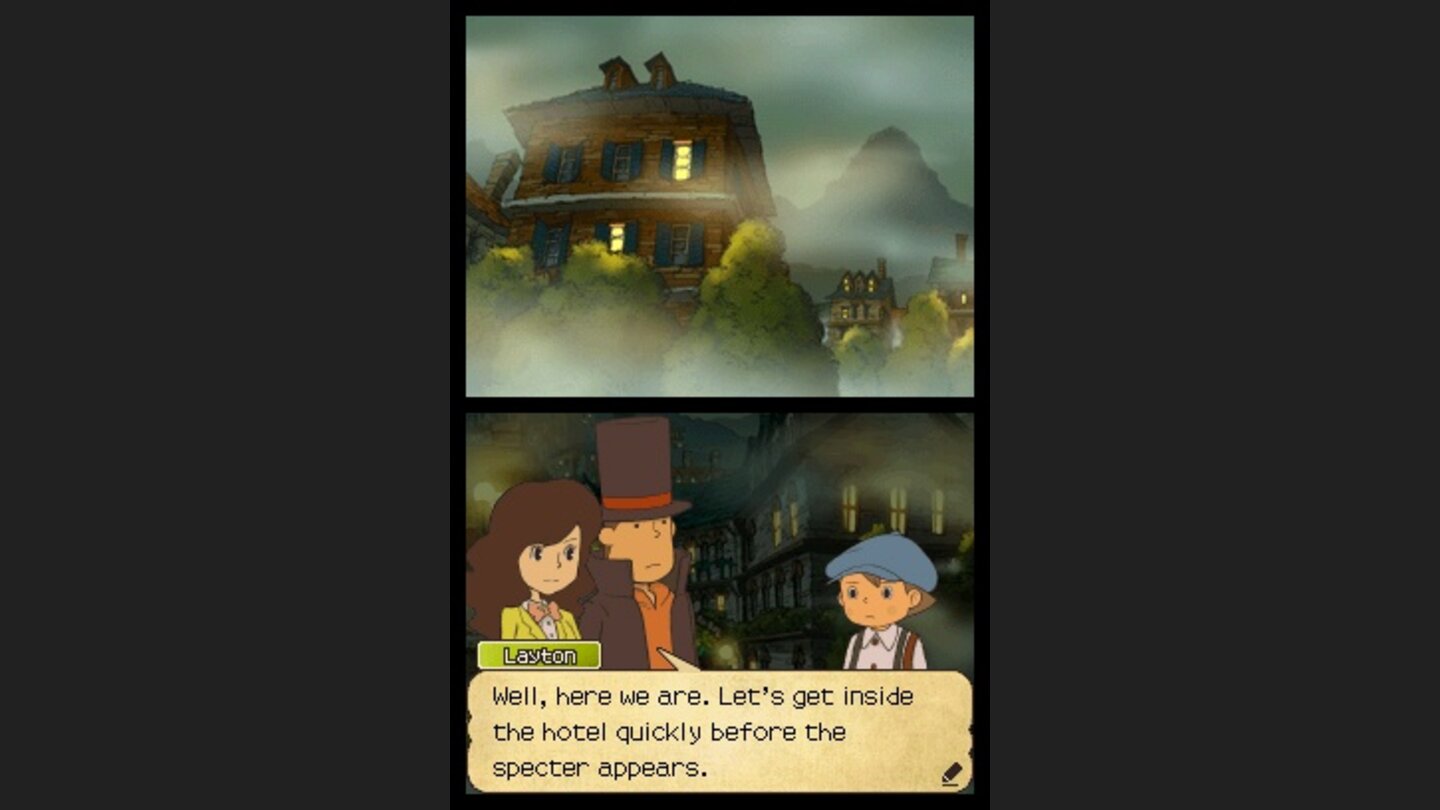 Professor Layton Und Der Ruf Des Phantoms Professor Layton und der Ruf des Phantoms - Screenshots