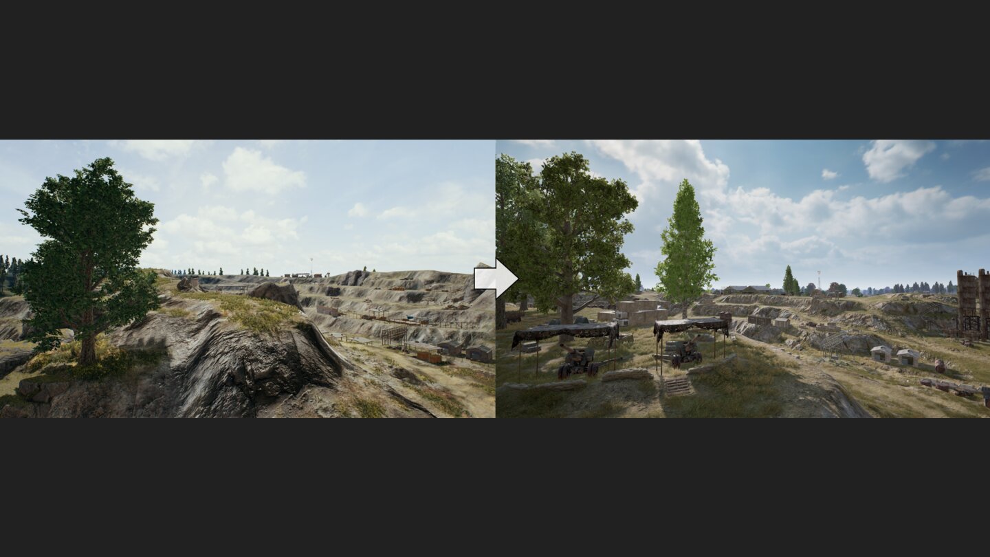 PUBG - Der Steinbruch (Quarry) nach dem Erangel-Rework