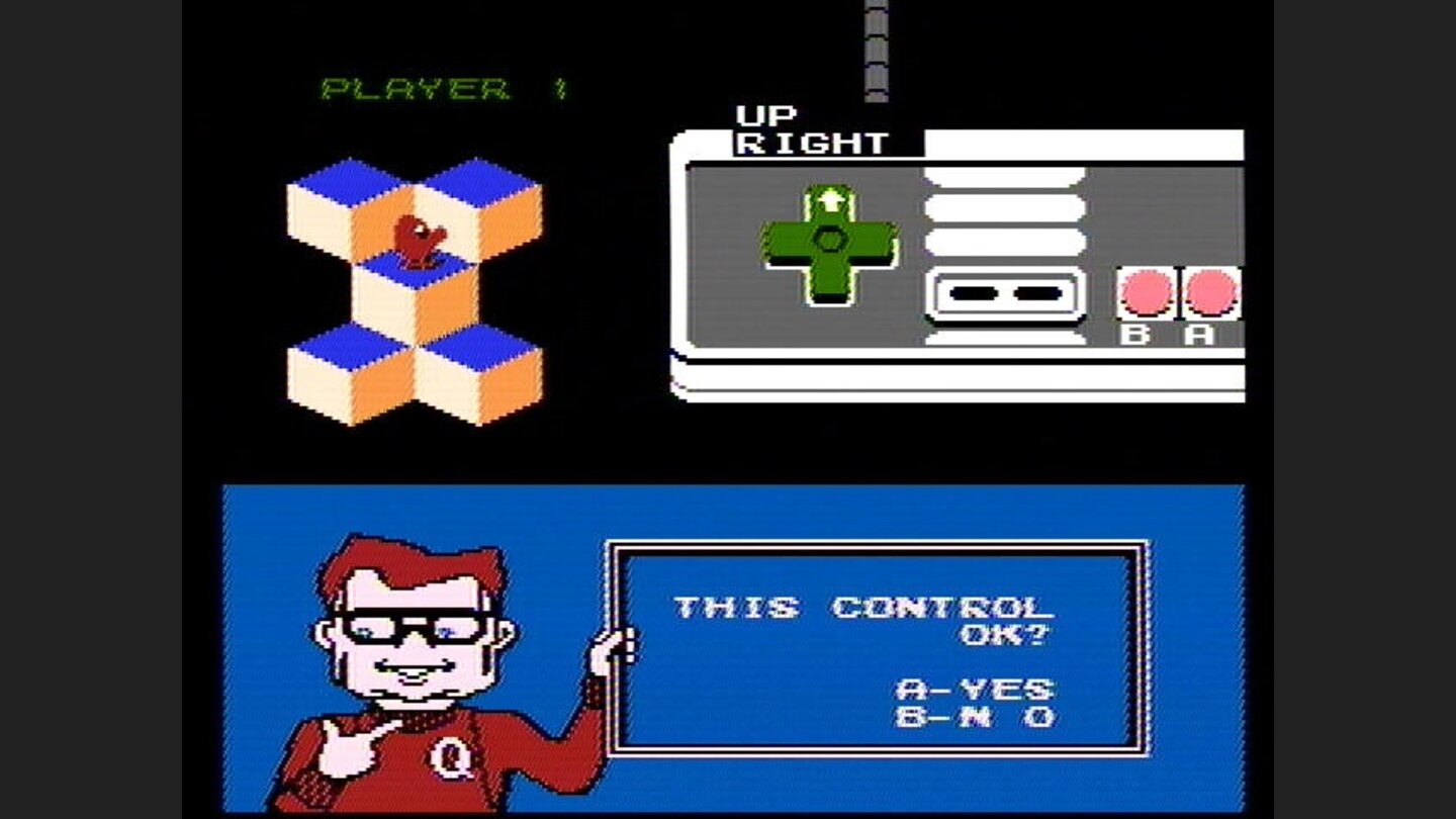 The NES version lets you customize the controls