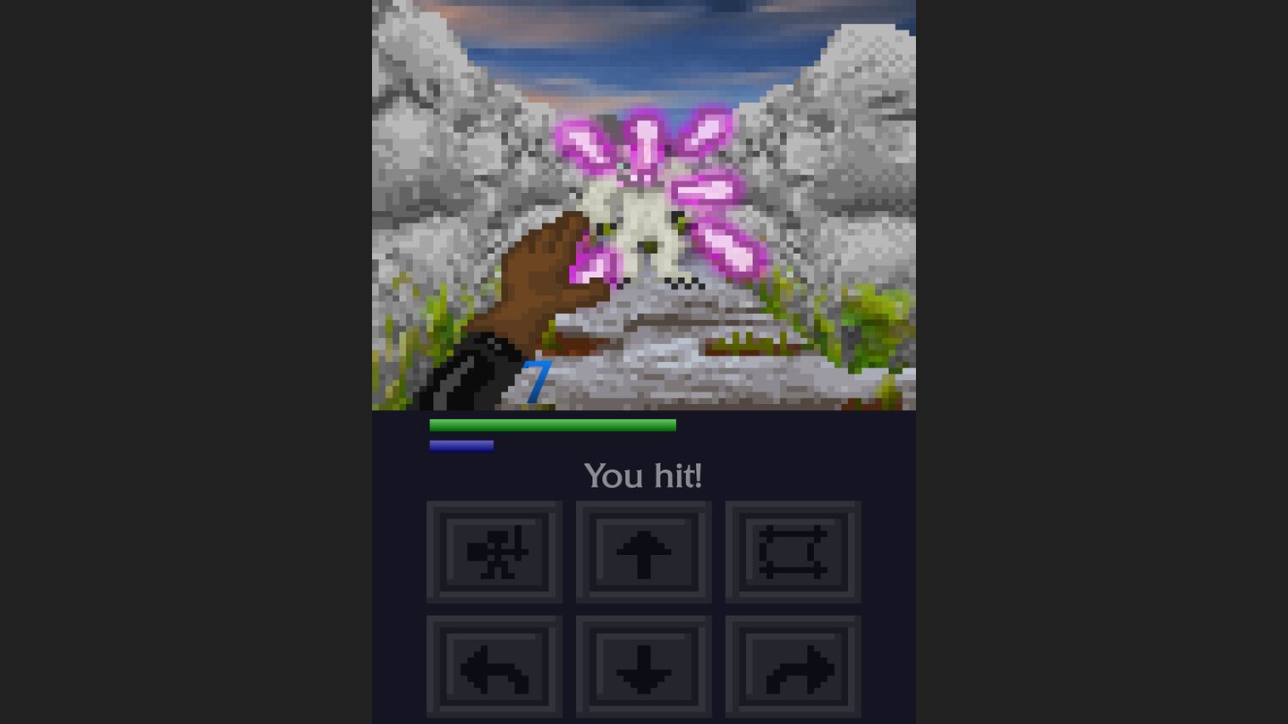 QuestlordUnterkühlter Intellekt oder lebensmüde? Diesem Yeti scheint es gleich, dass wir ihn mit Zaubern aus der Entfernung langsam über die Klinge springen lassen.