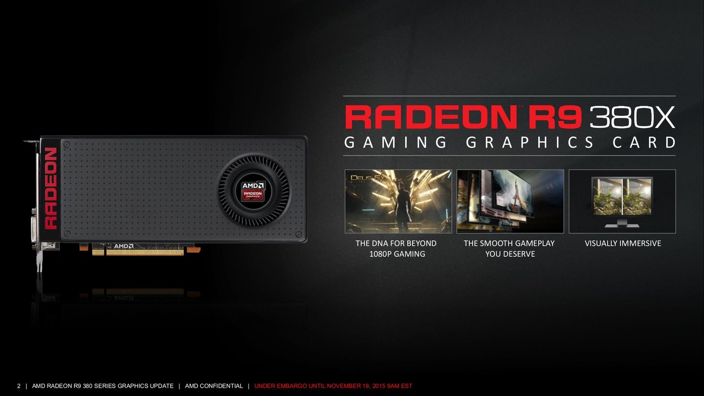 Radeon R9 380X – Herstellerpräsentation