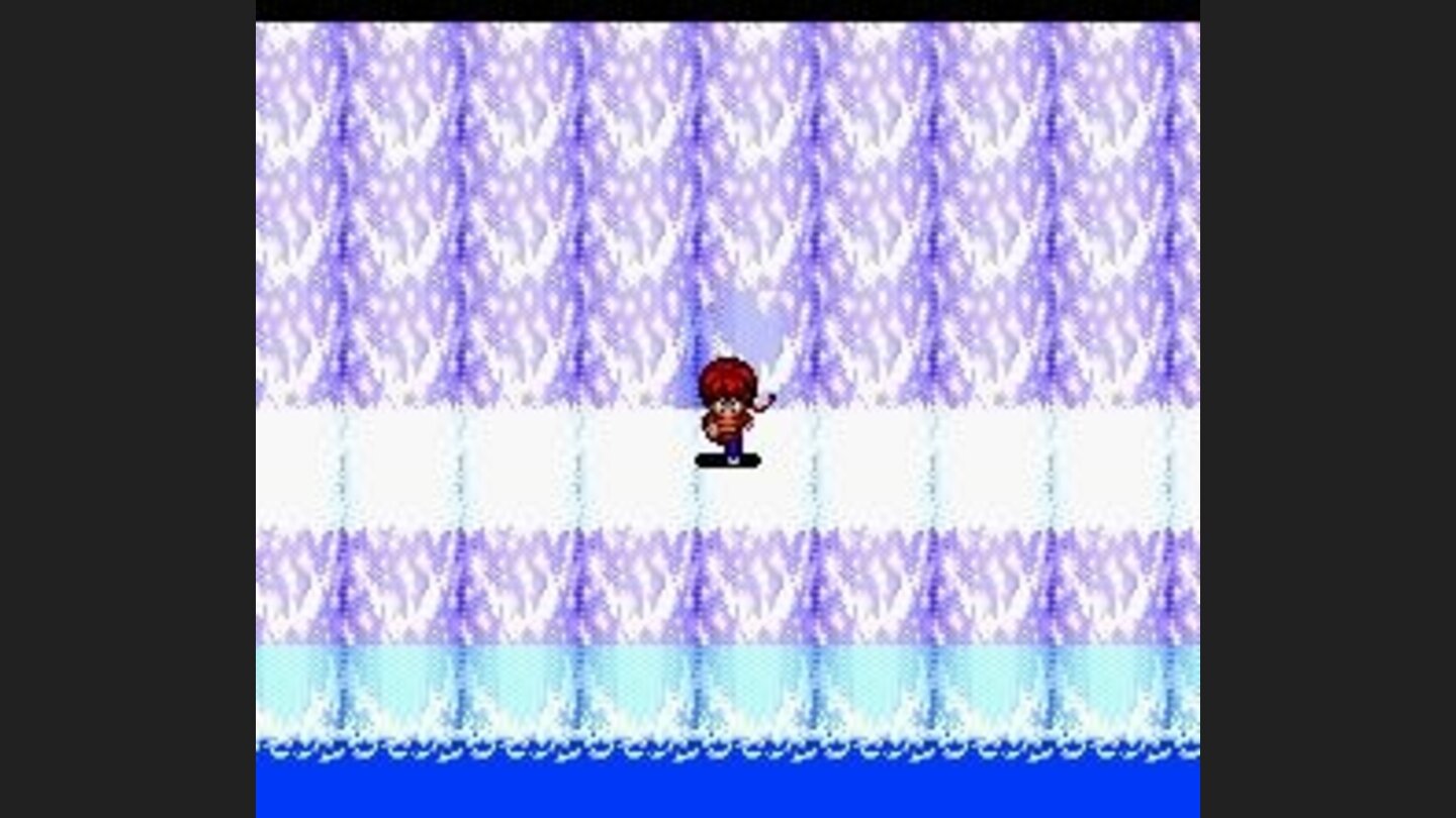Ranma is lost in the waterfall